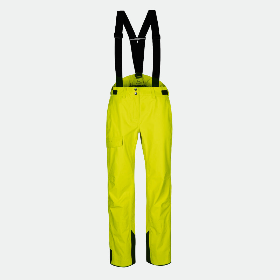 Halti Settler men's ski pants yellow - Miesten Vedenpitävät, Tuulenpitävät, Hengittävät Lasketteluhousut