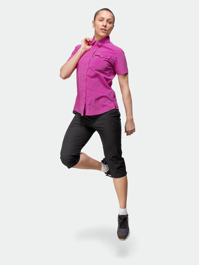 Halti Kota Outdoor Short Sleeve Shirt Women's Pink