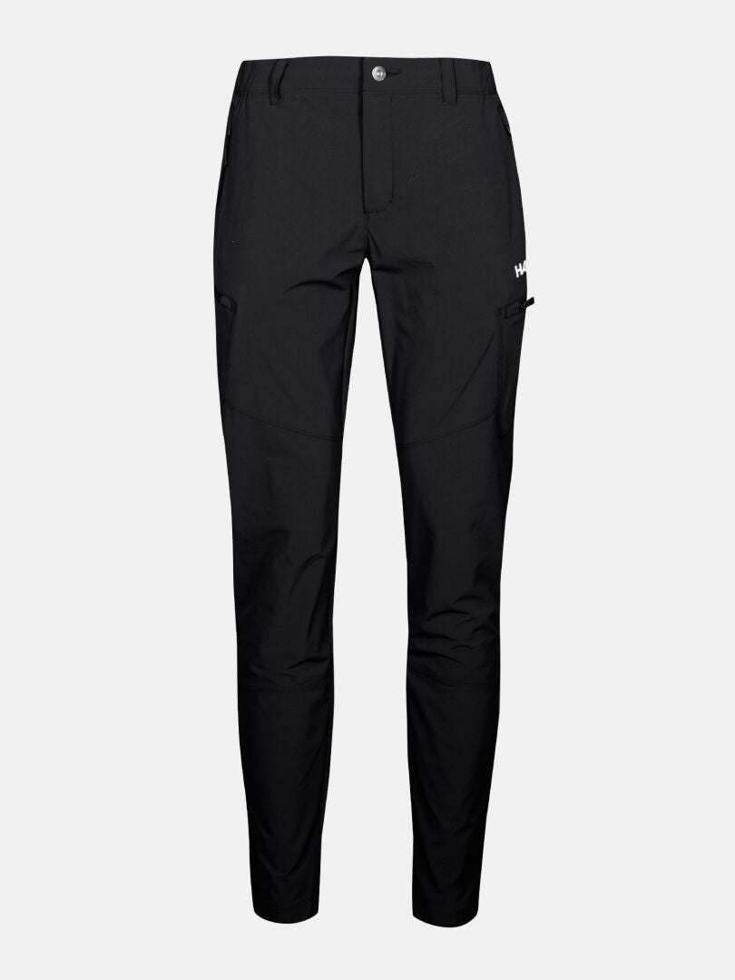 Halti Pallas Evo Plus X-stretch ulkoiluhousut naisille, hengittävät ja istuvat, taskuilla ulkoiluun.