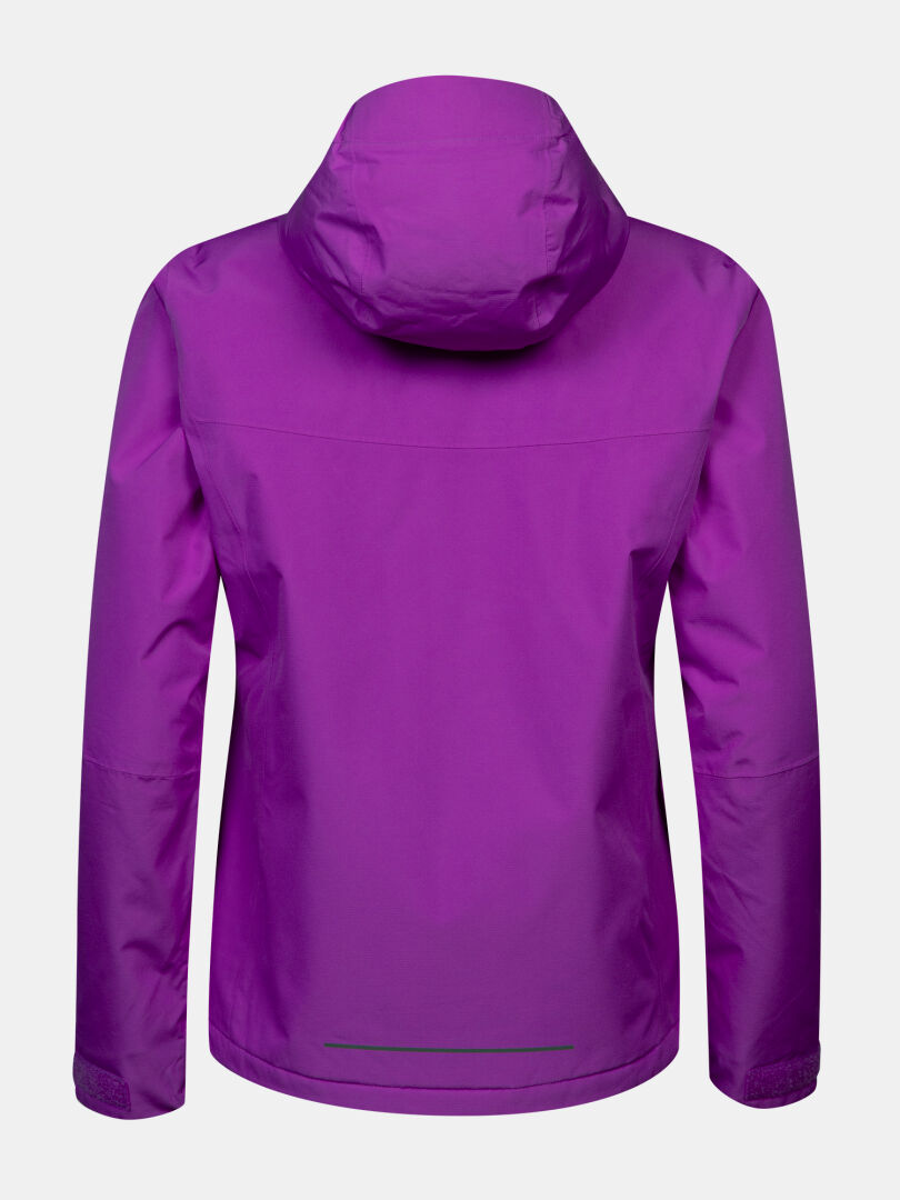 Violetti Forter DX Warm Kuoritakki Naisten Plus DrymaxX -kuoritakin takanäkymä.