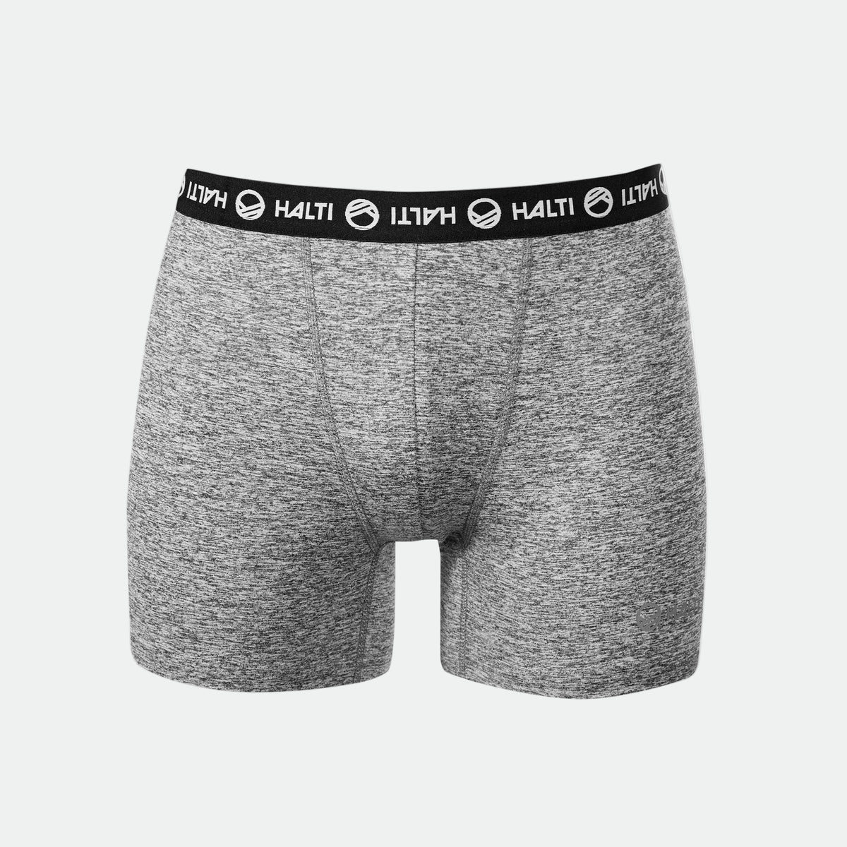 Halti Miesten 2-pack Bokserit, kosteutta siirtävä materiaali ja musta vyötärö, suunnan liikuntaan.
